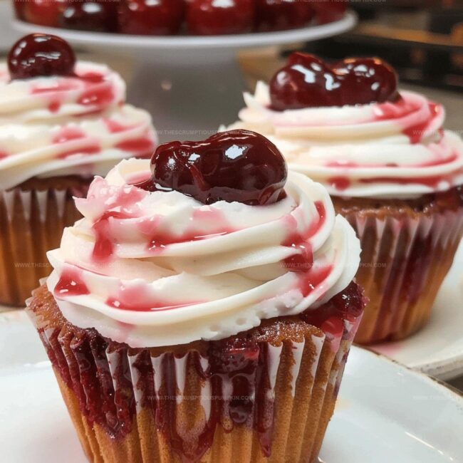 How to Bake Cherry Pie Cupcakes
