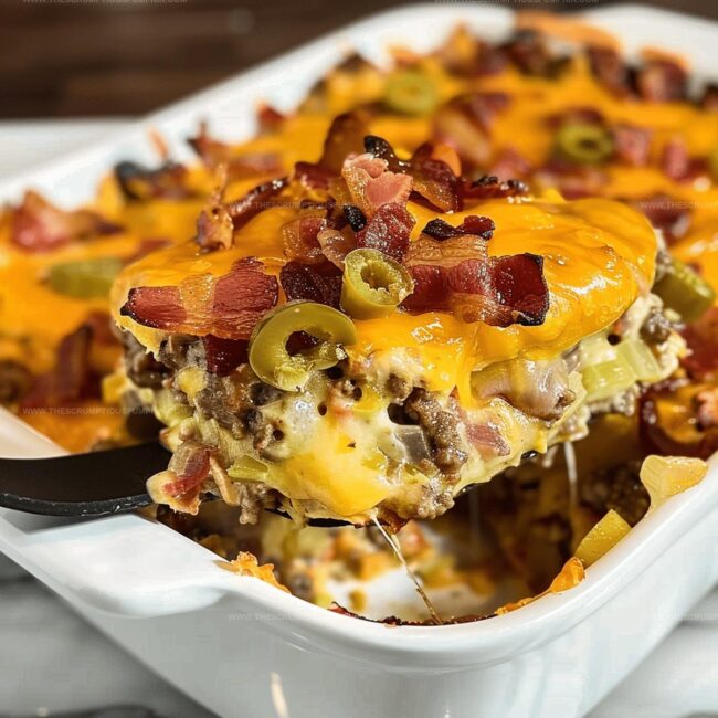How to Make Low-Carb Bacon Cheeseburger Casserole