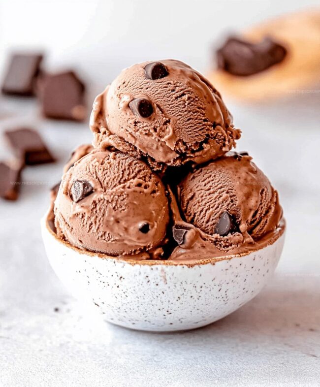 Step-by-Step Double Chocolate Ice Cream Guide