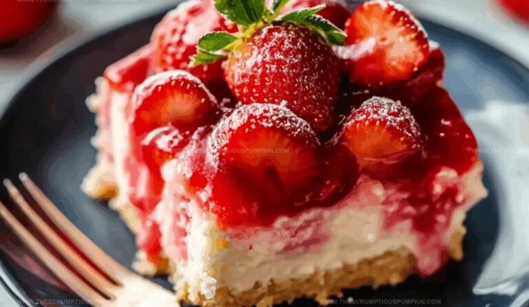Jammy Strawberry Cheesecake Dump Cake Recipe