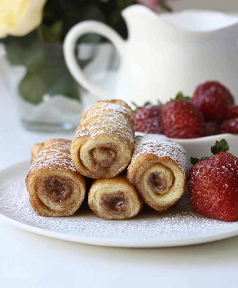 Cinnamon Roll French Toast Roll-up Recipe