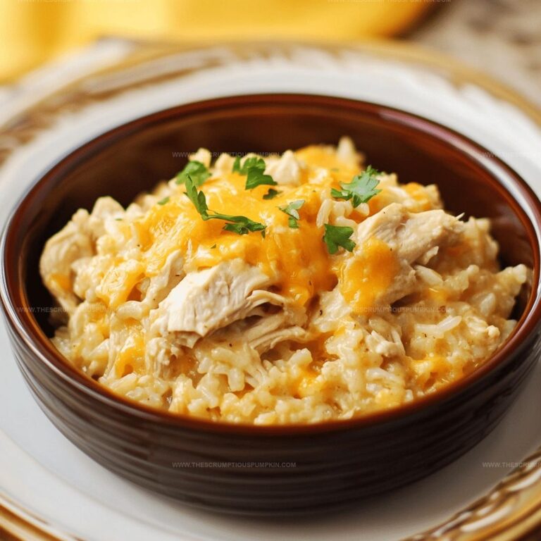 Easy Crockpot Cheesy Chicken and Rice Recipe