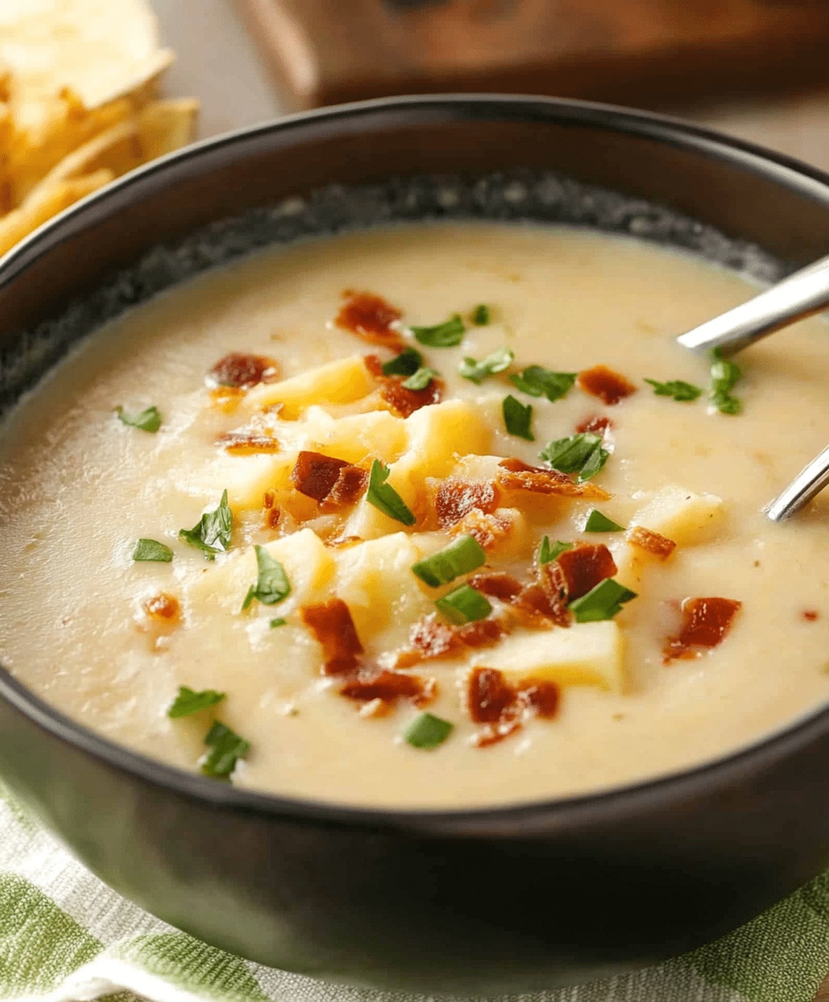 Easy Baked Potato Soup Recipe