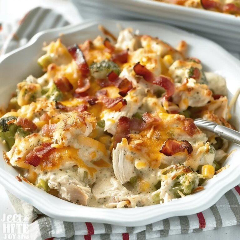 Mammoth Chicken Bacon Ranch Casserole Recipe