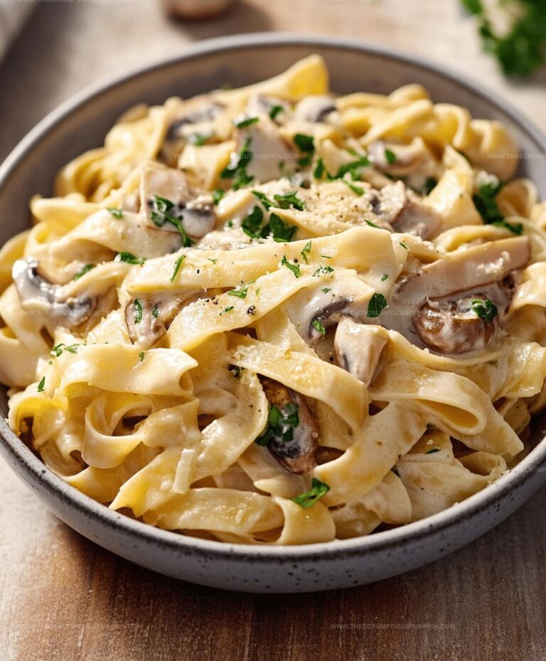Garlic Mushroom Pasta Recipe
