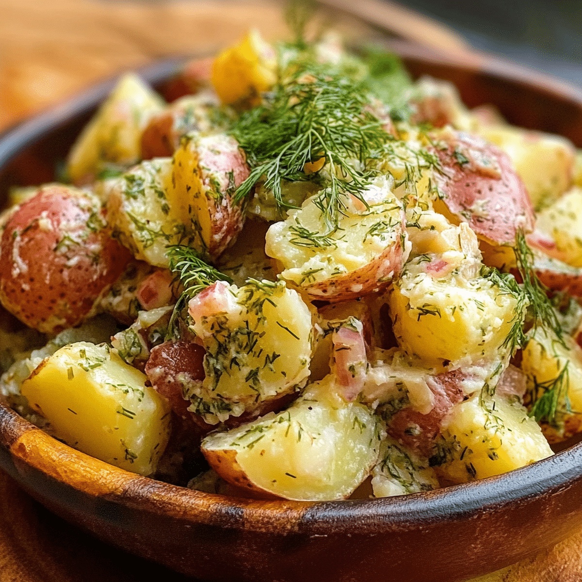 German Dill Potato Salad Recipe