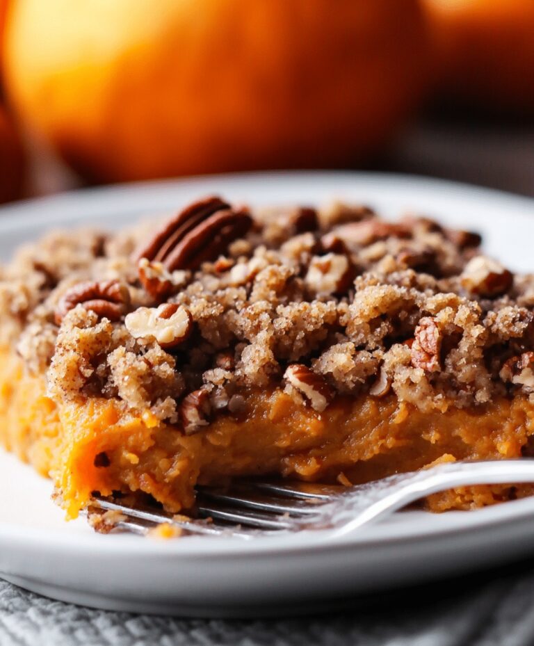 The Best Sweet Potato Casserole With Butter Pecan Crumble Topping Recipe