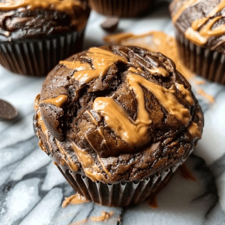 Chocolate Peanut Butter Swirl Muffins Recipe