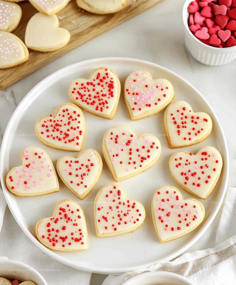 Heart-shaped Sugar Cookies Recipe