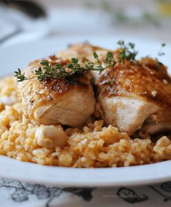 Oven Baked Chicken And Rice Recipe