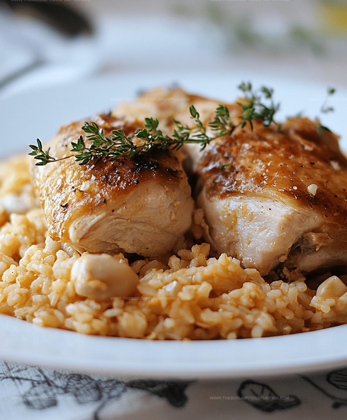 Oven Baked Chicken And Rice Recipe