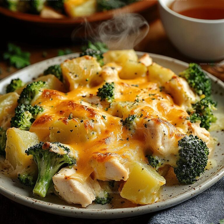 Cheesy Baked Potato Chicken And Broccoli Casserole Recipe