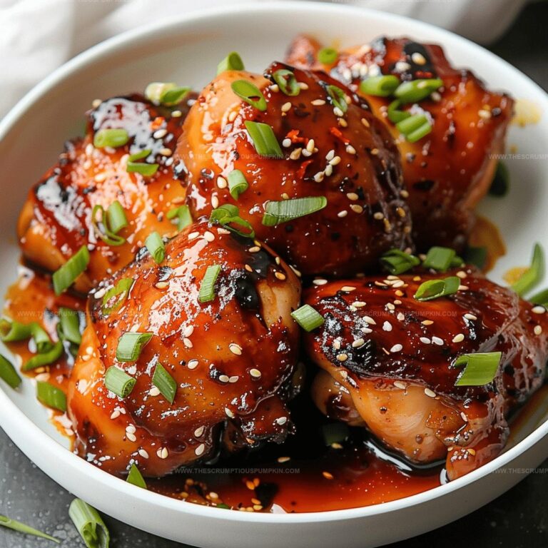 Glazed Soy Sauce Brown Sugar Chicken Thighs Recipe
