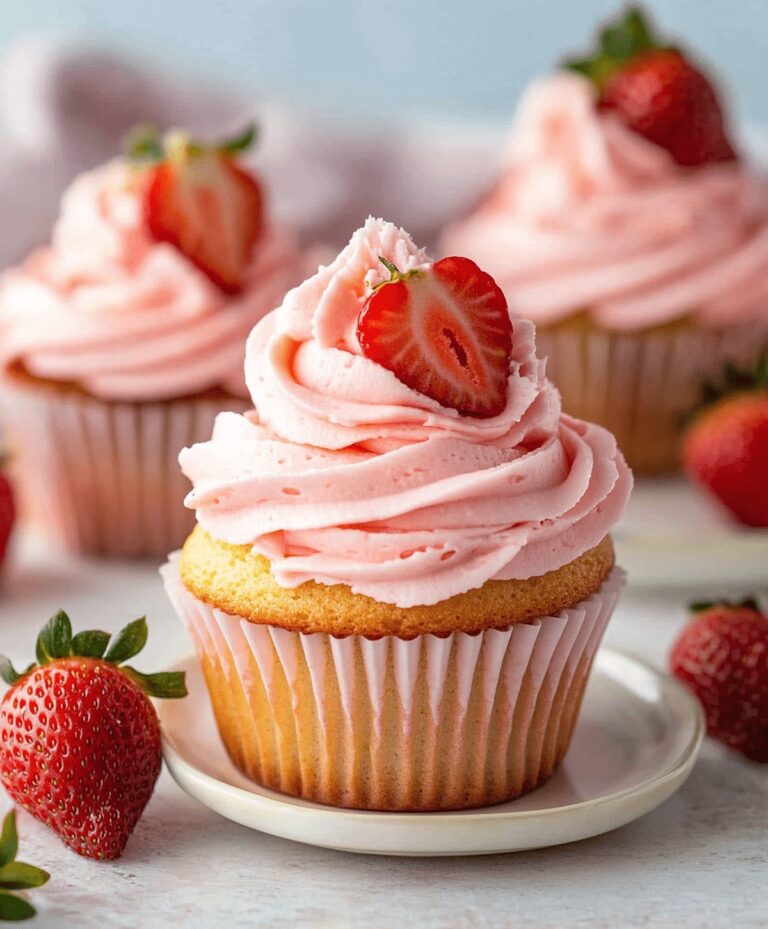 Strawberry Cupcakes With Strawberry Buttercream Recipe