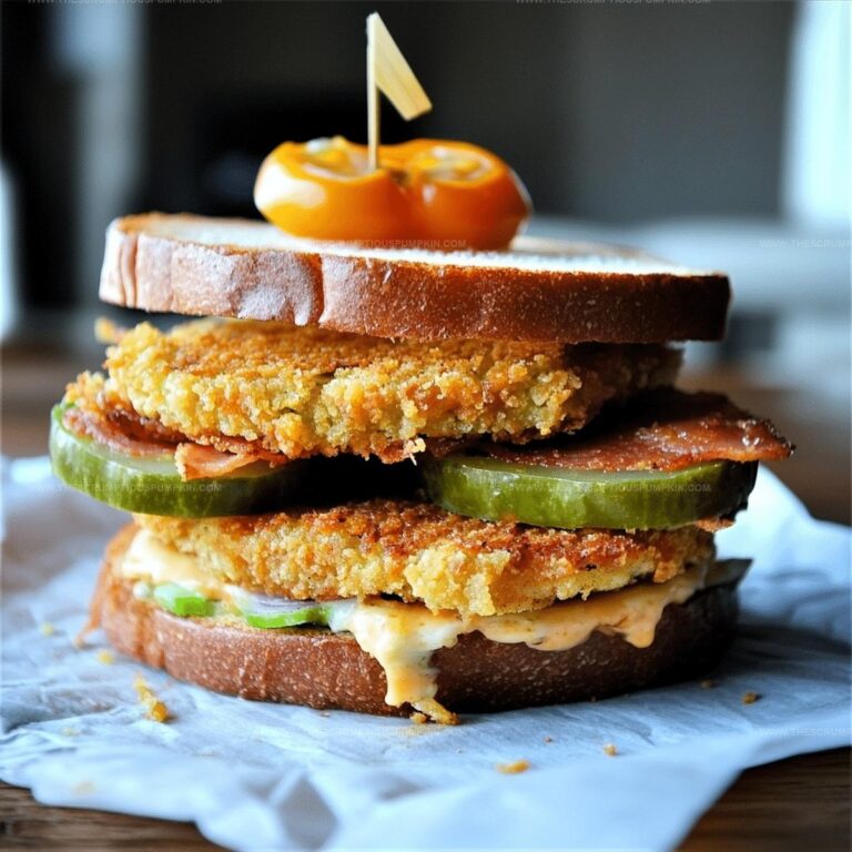 Quick Fried Green Tomato Sandwich Recipe