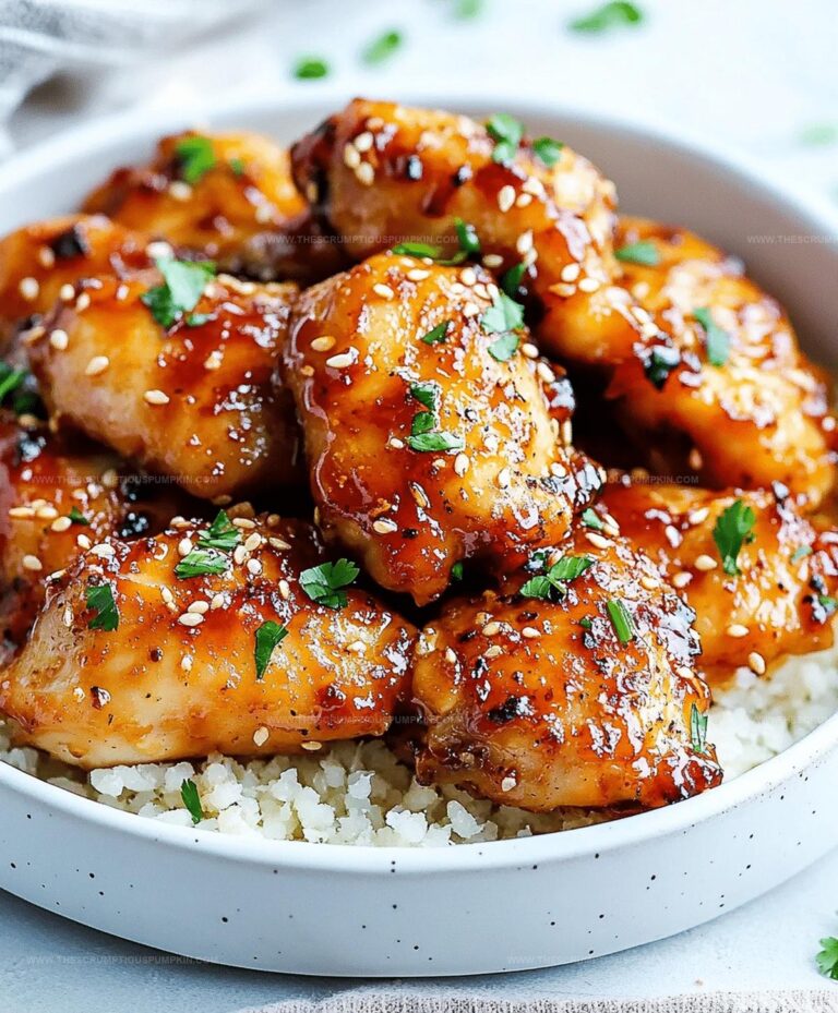 Sticky Honey Garlic Chicken Recipe