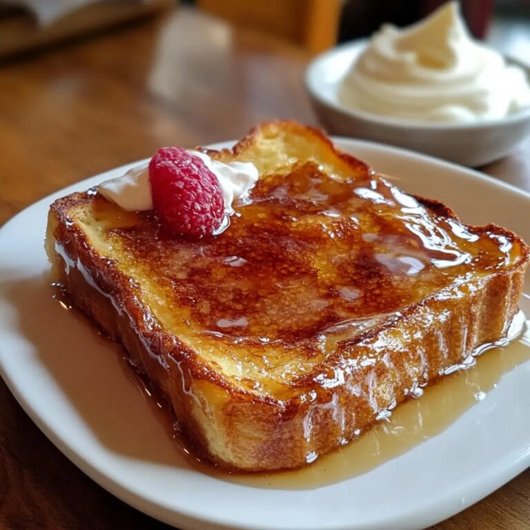 Indulgent Overnight Creme Brulee French Toast Recipe