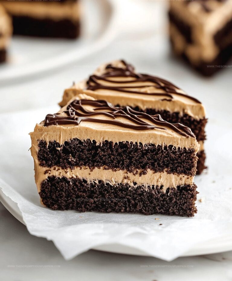 Dark Chocolate Peanut Butter Cake Recipe