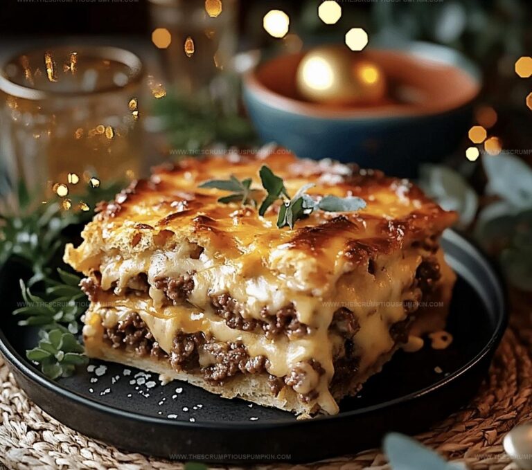 Meltaway Cheeseburger Casserole Recipe