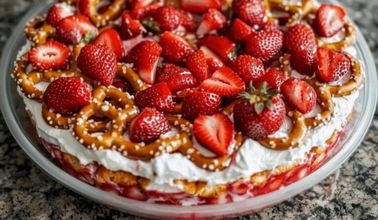 Strawberry Pretzel Salad Recipe