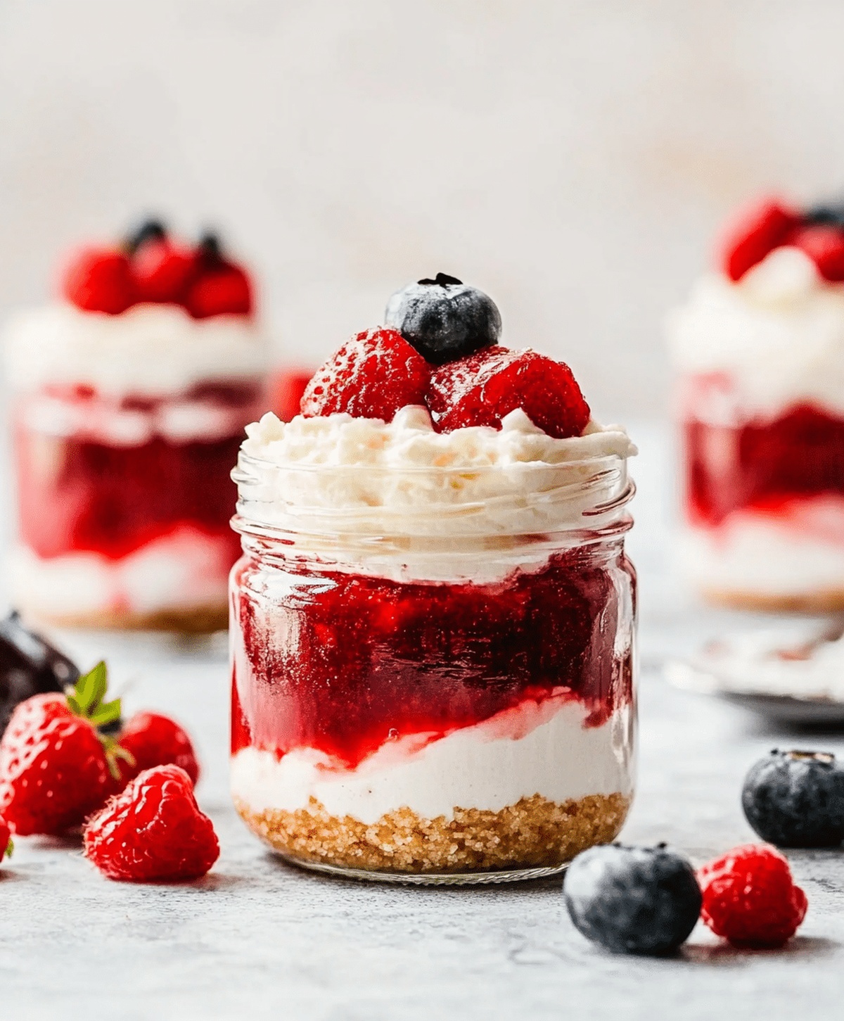 No-bake Cheesecake Jars Recipe