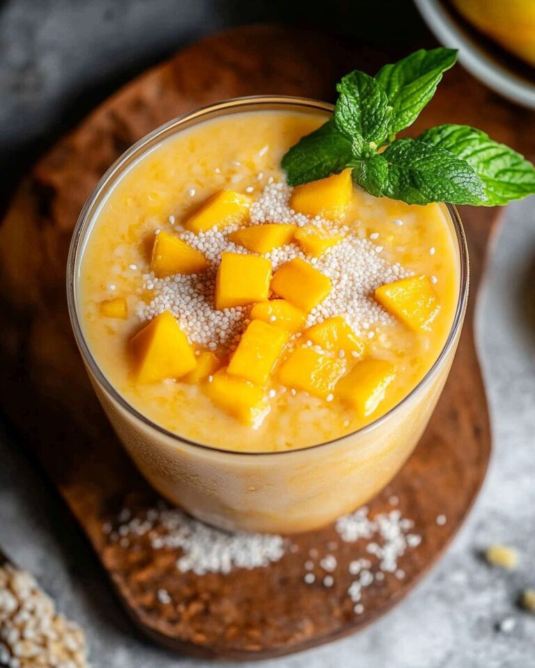 Sweet and Creamy Mango Sago Dessert Recipe