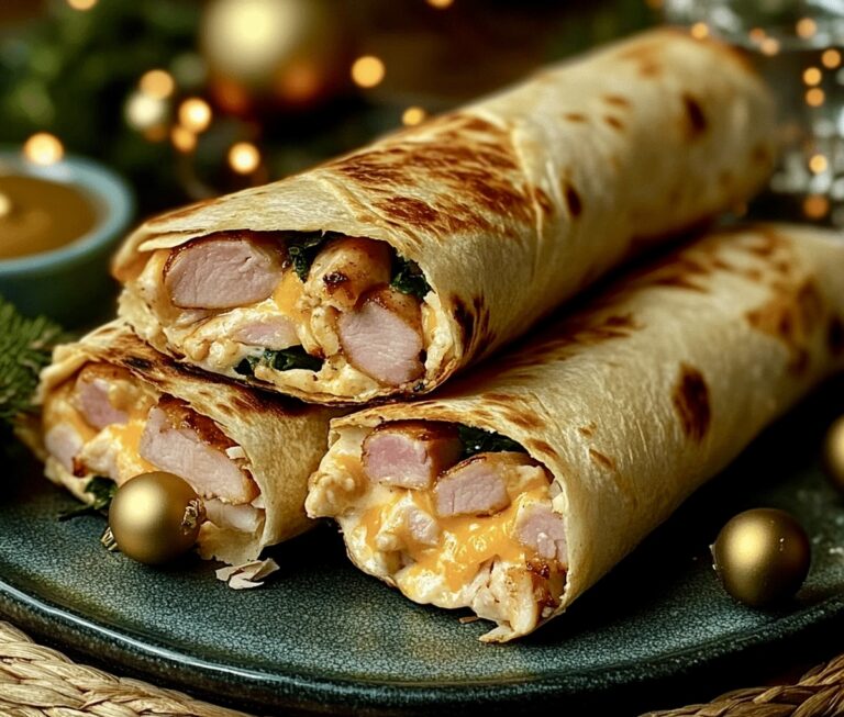 Ultra-Crisp Air Fryer Hot Chicken Ham And Cheese Wraps Recipe