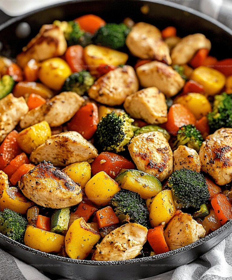 Healthy Chicken And Vegetables Skillet Recipe