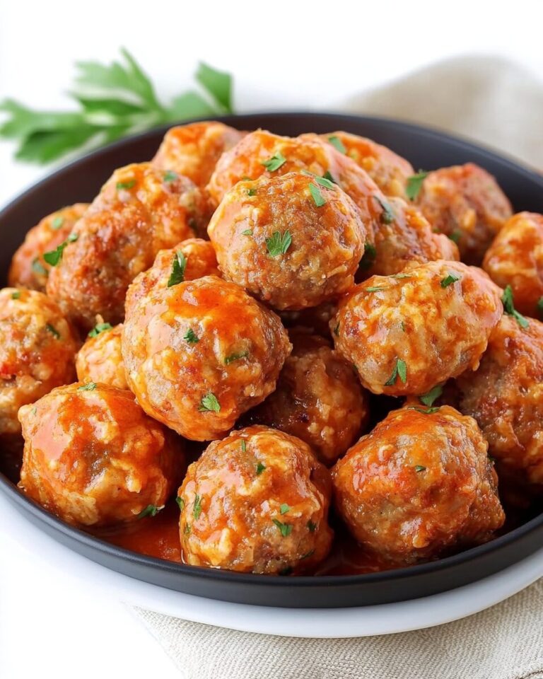 Spicy Buffalo Cheddar Sausage Bites Recipe