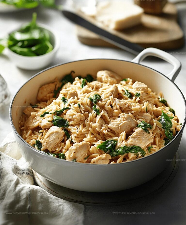 One Pot Chicken Orzo Recipe