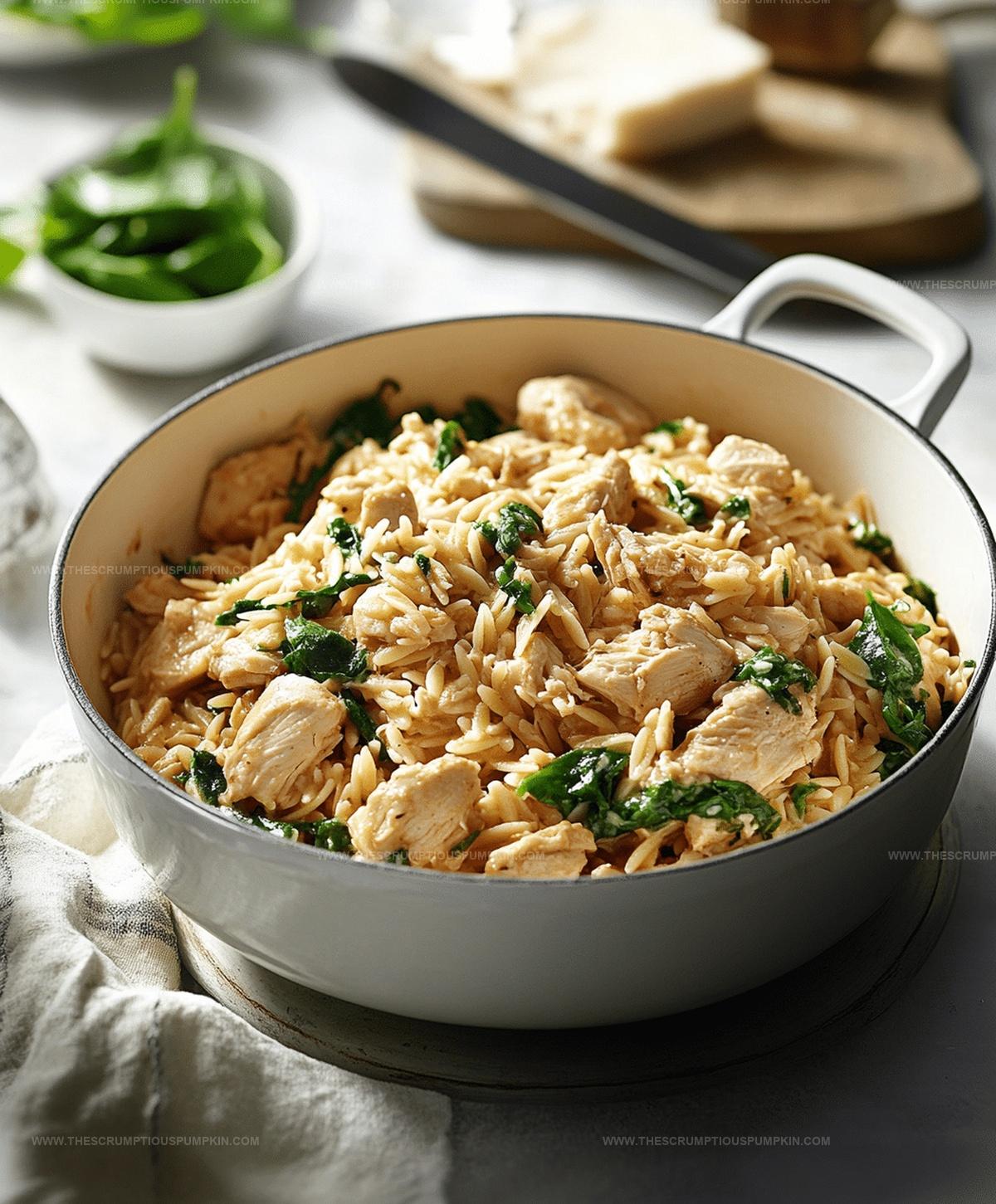 One Pot Chicken Orzo Recipe