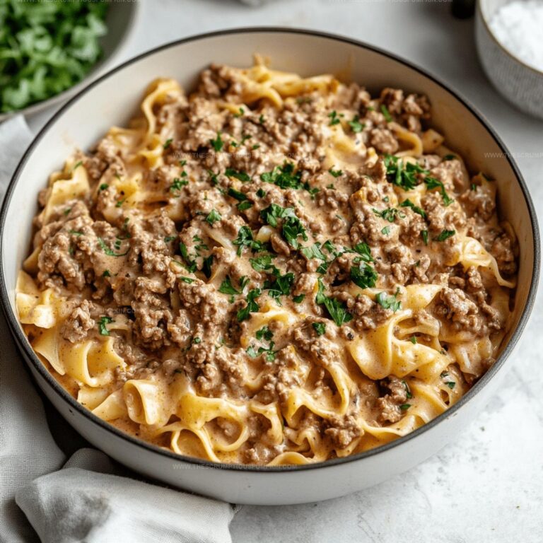Easy Ground Beef Stroganoff Recipe
