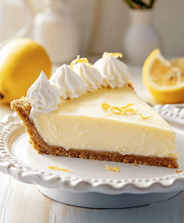 Creamy Lemon Pie Recipe