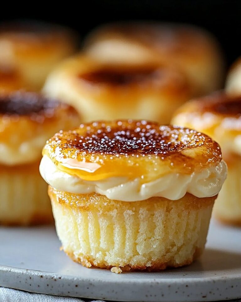Vanilla Bean Creme Brulee Cheesecake Cupcakes Recipe