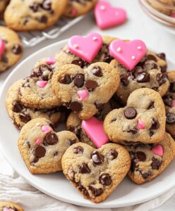 Heart-shaped Chocolate Chip Cookies Recipe