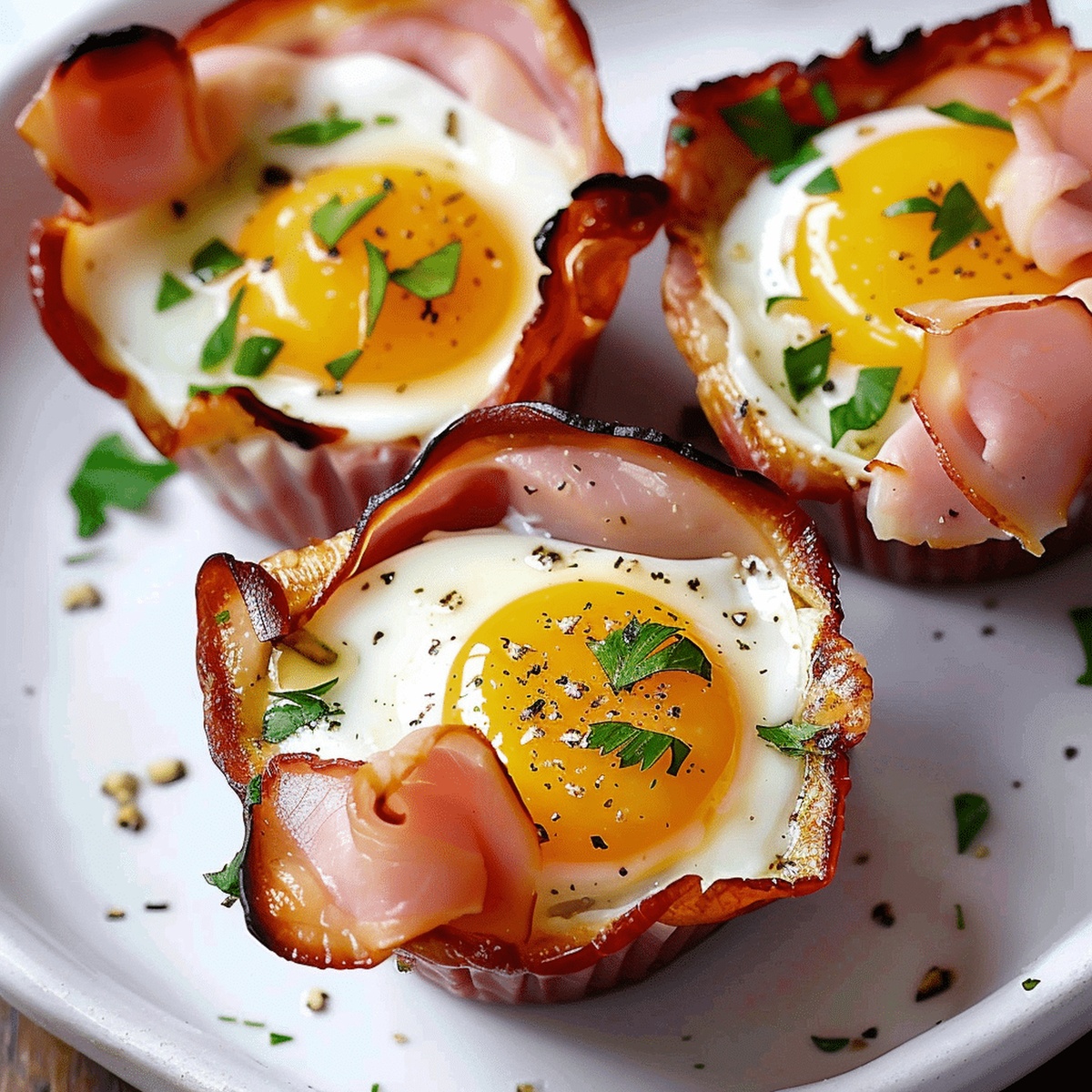 Morning Ham And Egg Cups Recipe
