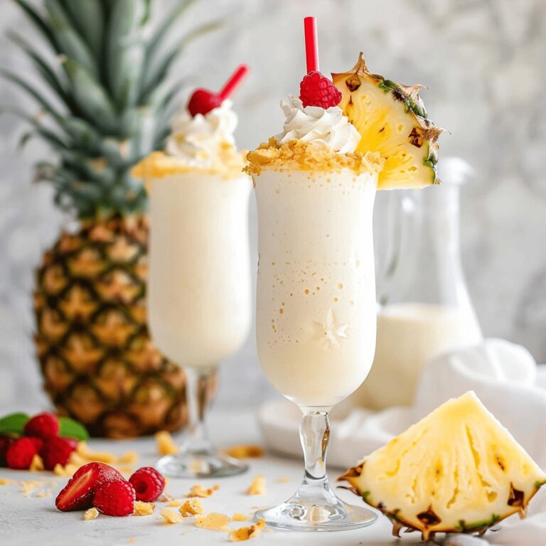 Pina Colada Milkshakes Recipe