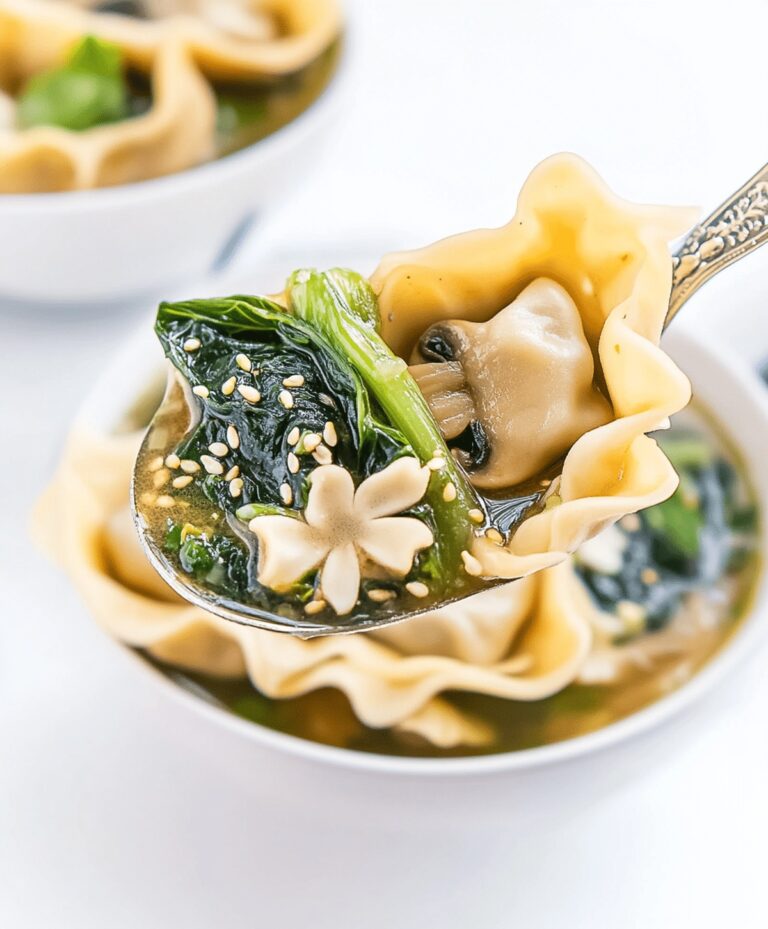 Potsticker Soup With Mushrooms & Bok Choy Recipe