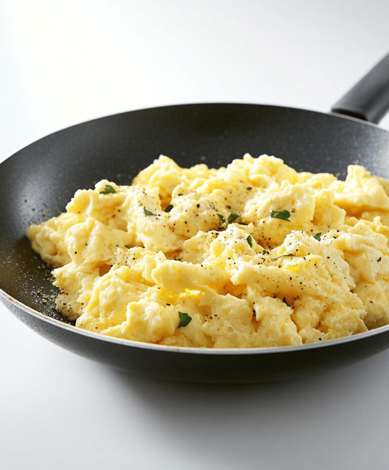 Creamy Cottage Cheese Scrambled Eggs Recipe