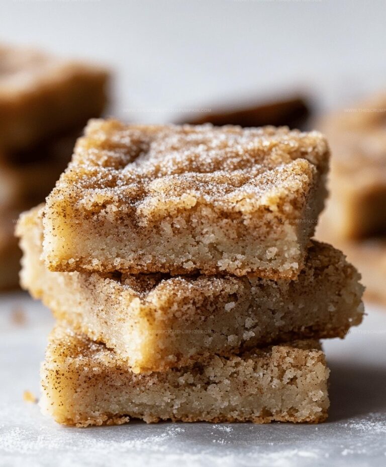 Cinnamon Sugar Blondies Recipe