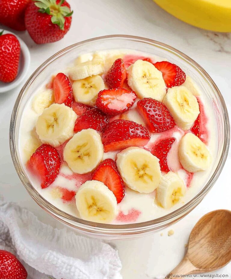 Strawberry Cheesecake Banana Pudding Recipe