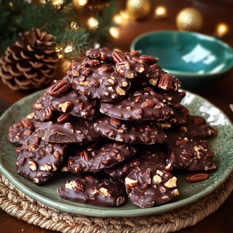 Gourmet Chocolate Pecan Turtle Clusters Recipe