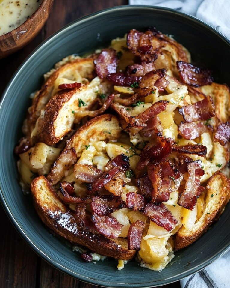 Savory Maple Bacon French Toast Casserole Recipe