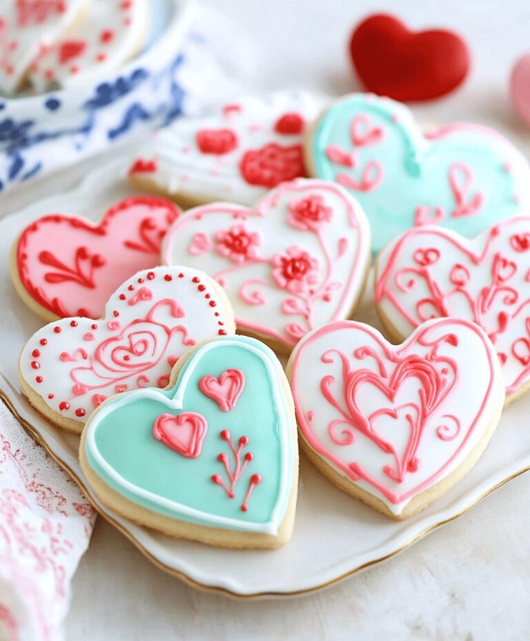 How To Decorate Simple Valentines Day Cookies With Royal Icing Recipe