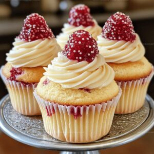 Lemon Raspberry Jam Cupcakes Recipe