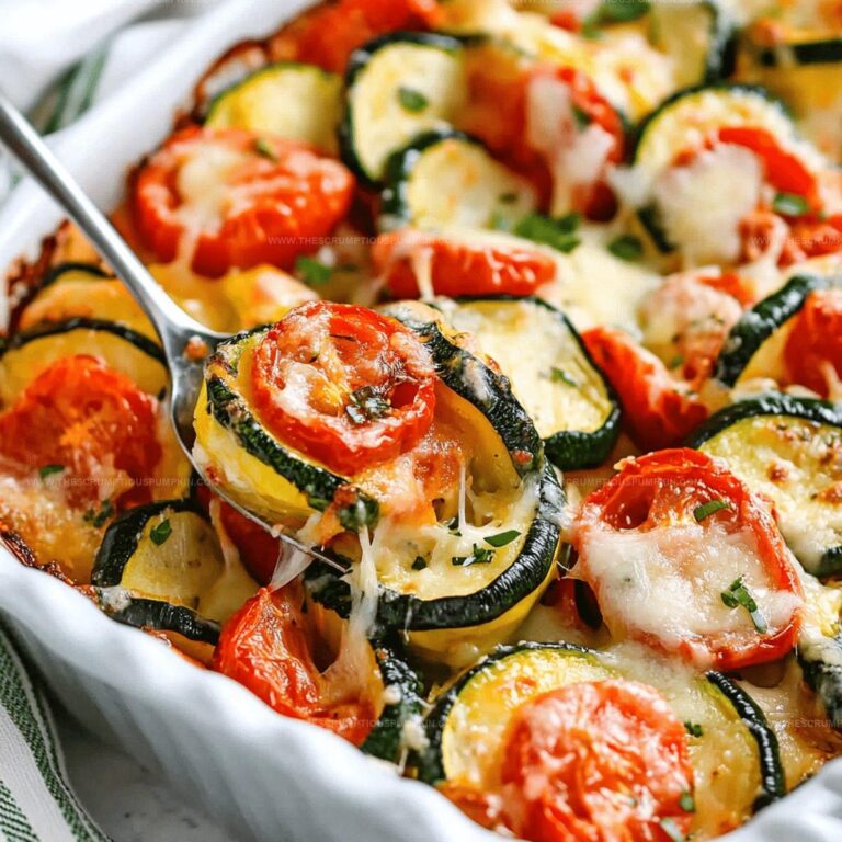 Parmesan Tomato Zucchini Bake Recipe