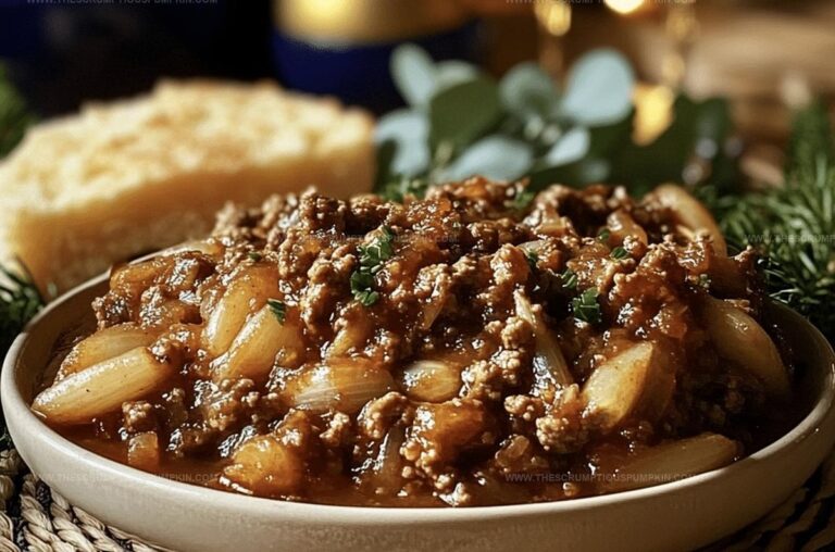Brothy French Onion Savoury Mince Recipe