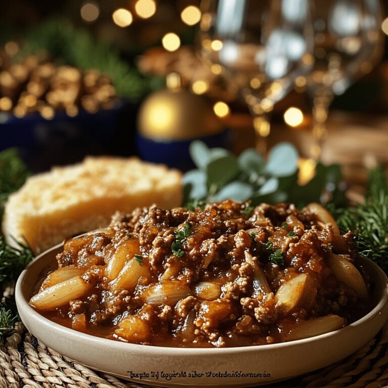 Brothy French Onion Savoury Mince Recipe