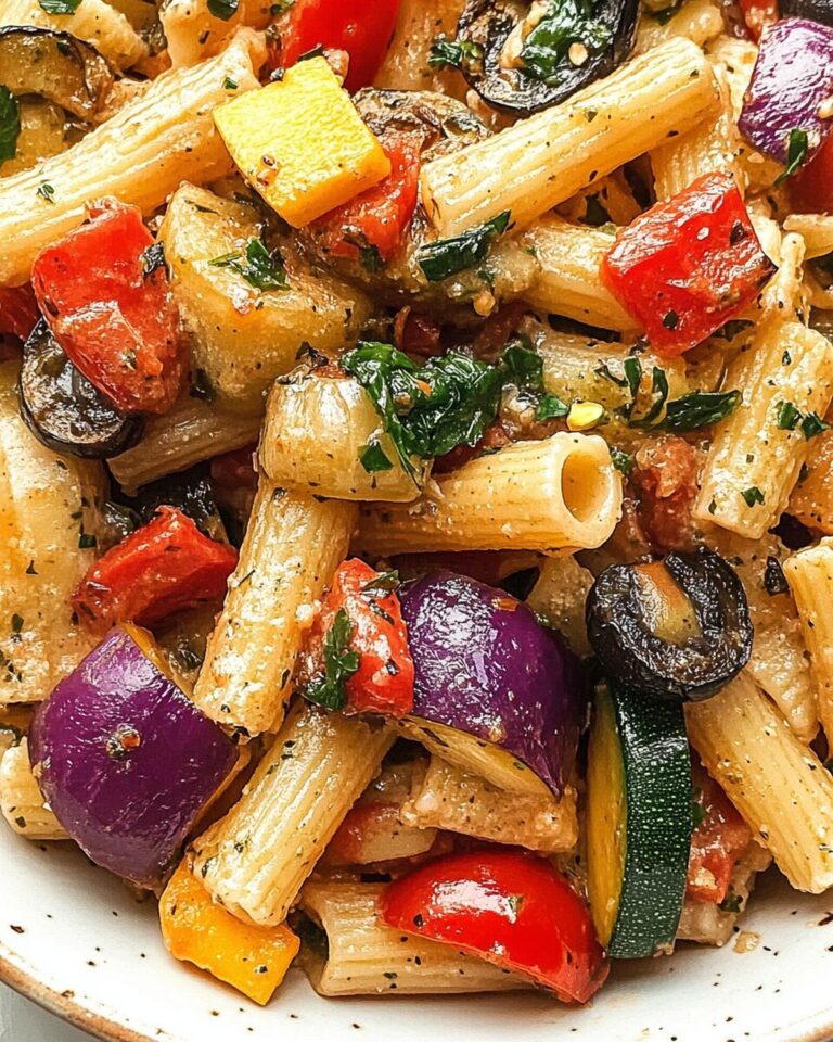 Garden-Fresh Roasted Vegetable Pasta with Herb-Infused Sauce Recipe