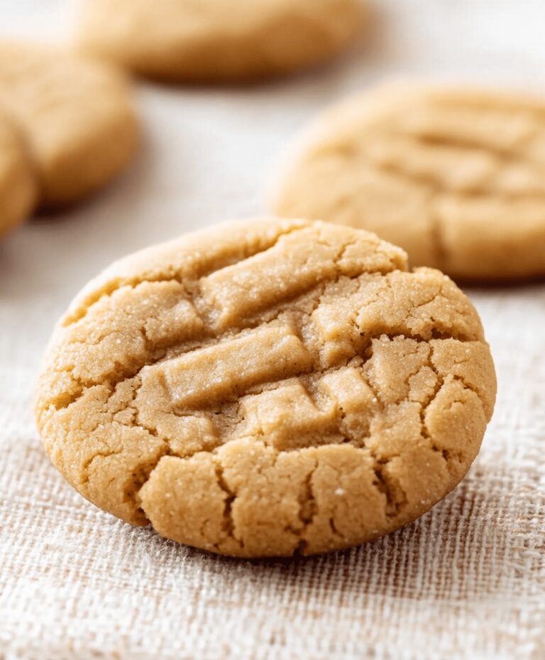 Soft & Thick Peanut Butter Cookies Recipe